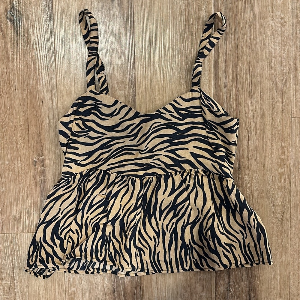 Hollister Tiger-Print Blouse